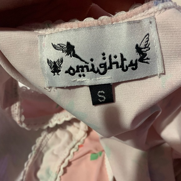 Omighty Pink Flower Power Tank Dress - Picture 5 of 5